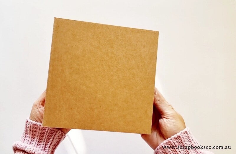Blank Kraft 6.5 x 6.5 Mini Album Base