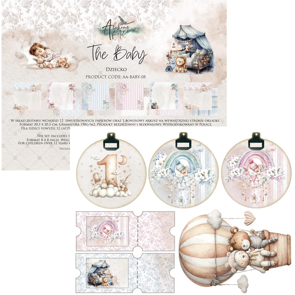 The Baby Scrapbooking Paper Set 8x8