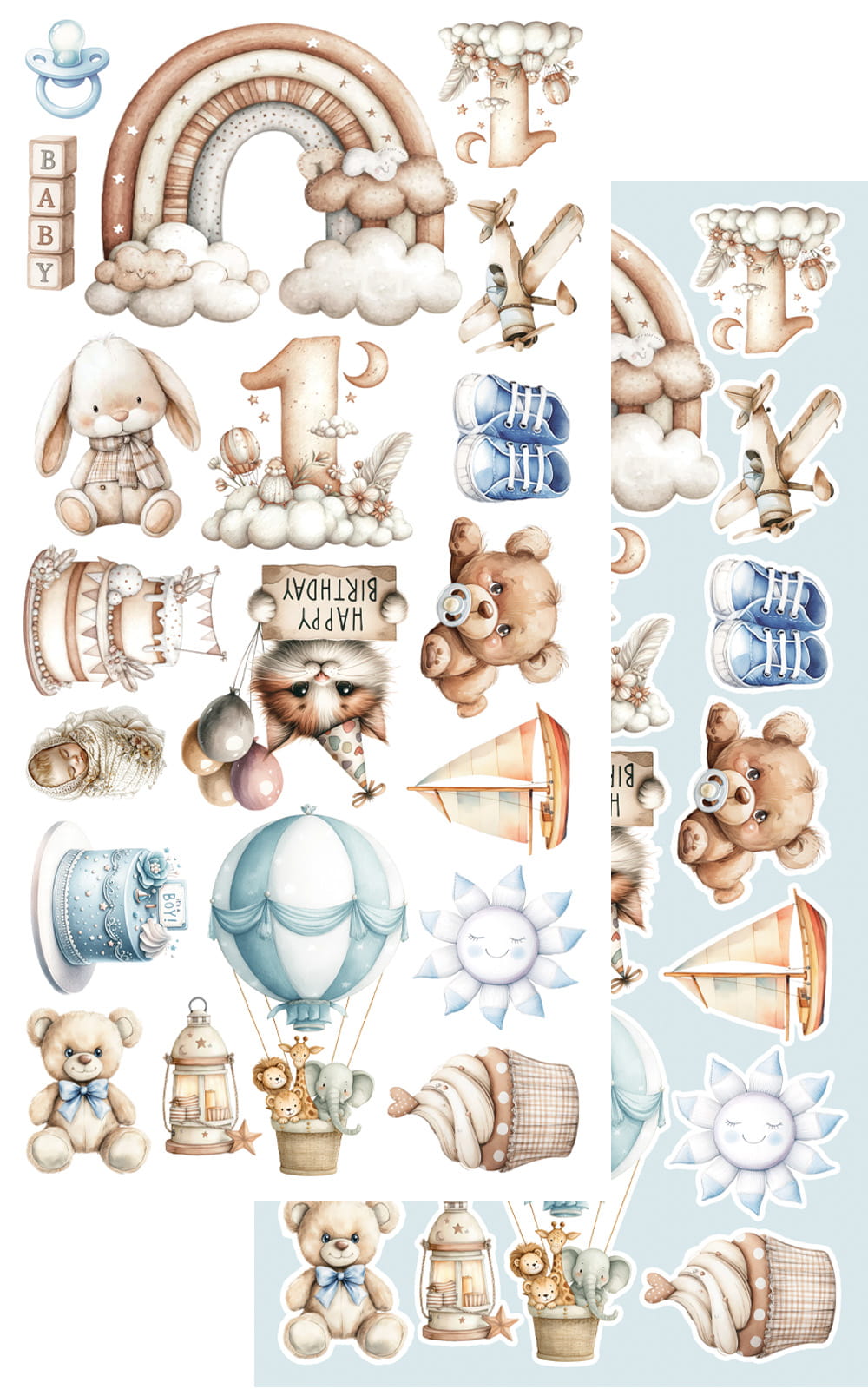 The Baby BOY 6X12 Cut-A-Part Sheets