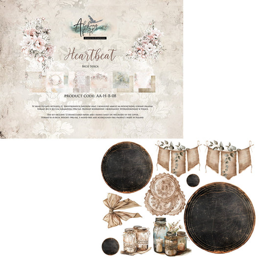 Heartbeat 8x8 Scrapbooking Paper Set
