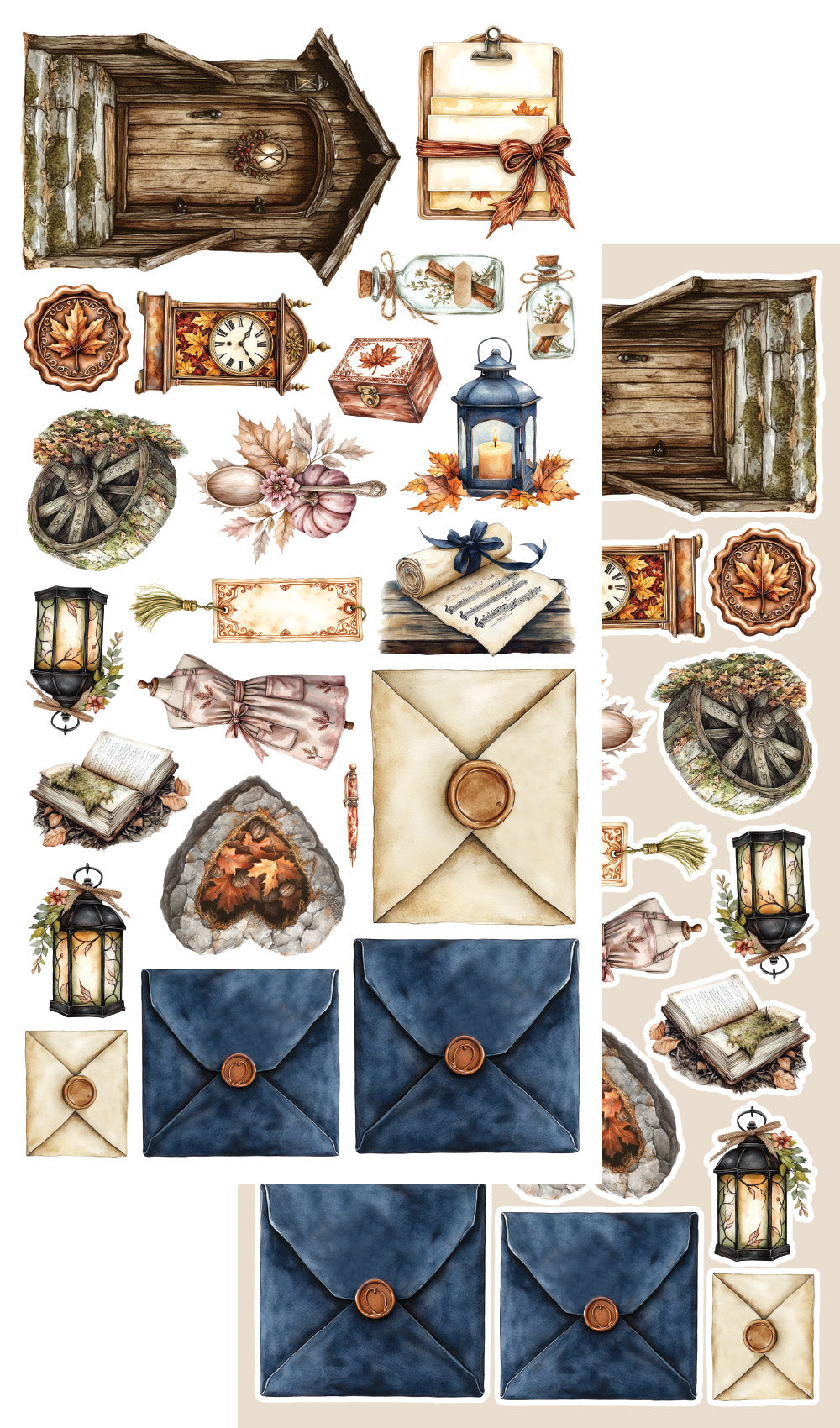 Lovely Autumn 6X12'' Scrapbooking Add-on Set (1)