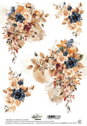 Lovely Autumn A4 RICE PAPER