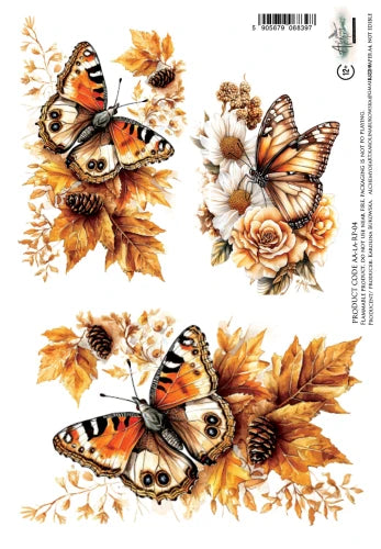 Lovely Autumn A4 RICE PAPER 04