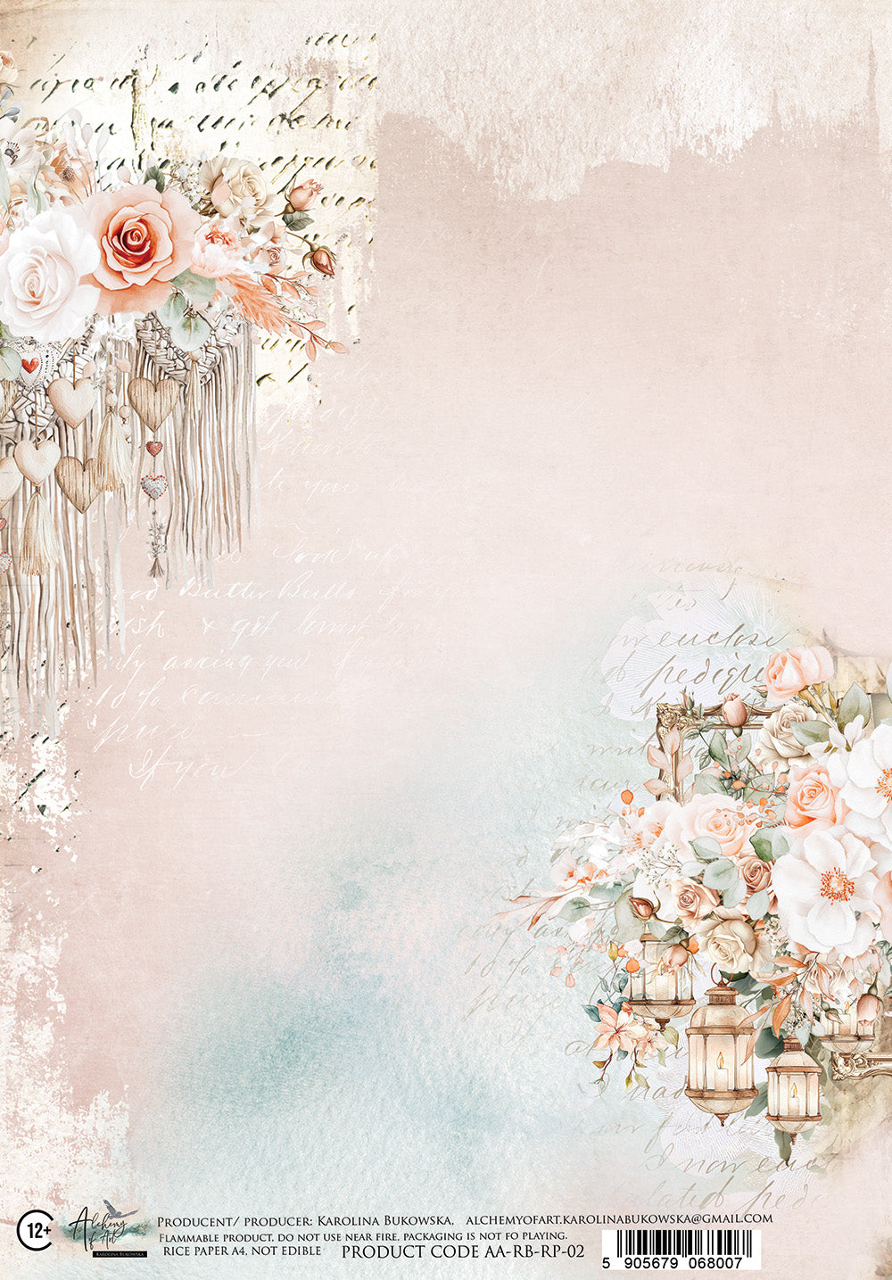 Romantic Boho RICE PAPER 02