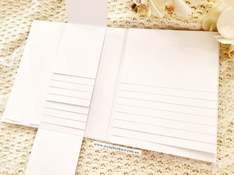 Blank White Folio Album