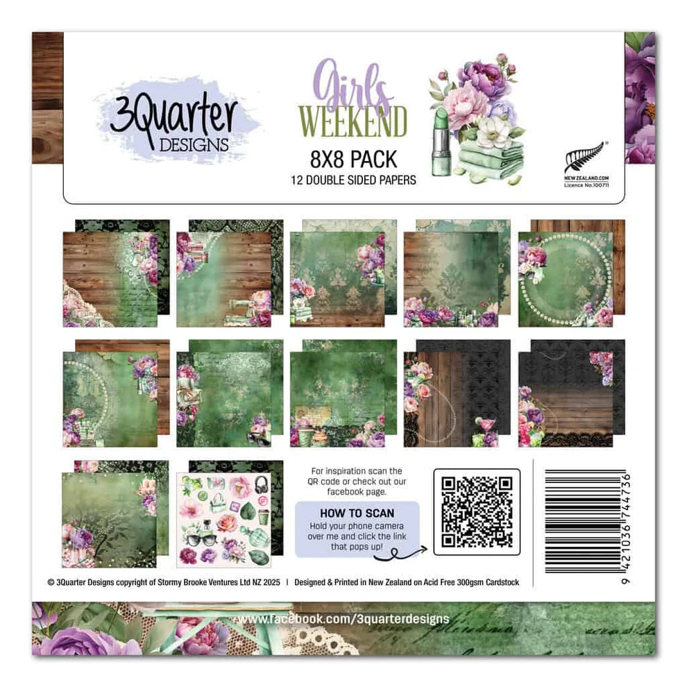 Girl's Weekend 8x8 Pack
