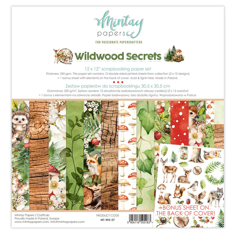 Wildwood Secrets-07- 12X12 PAPER PAD