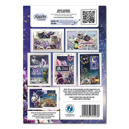 Night Garden 6x4 Card pack December 2025