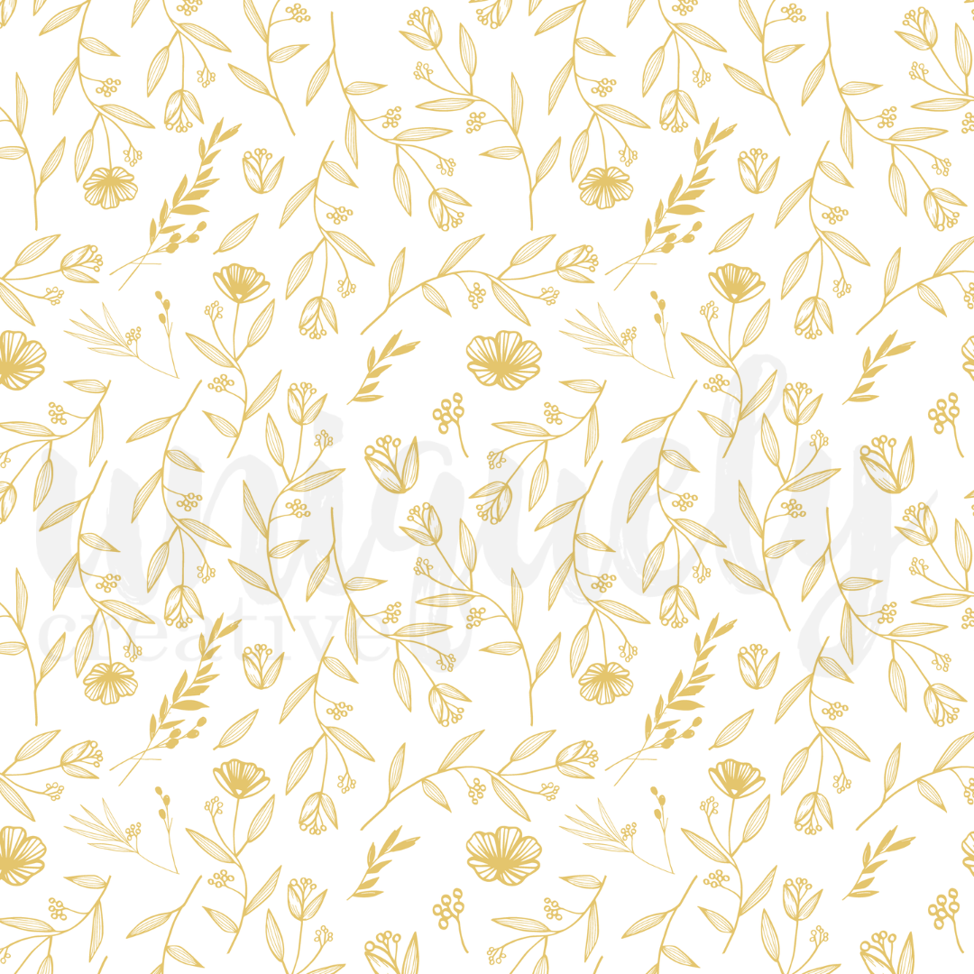 12x12 Botanical Foil Acetate