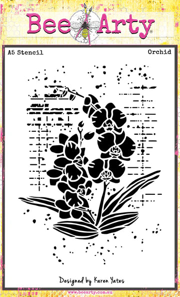 Orchid - A5 Stencil