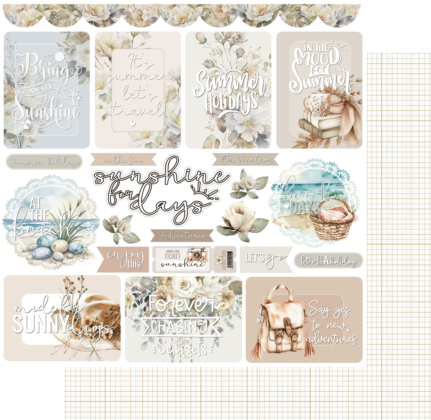 Bohemian Escape 12x12 Collection Pack