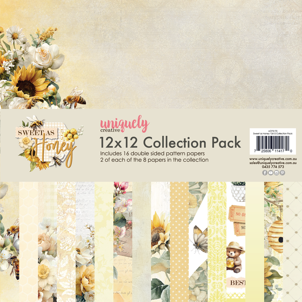 Sweet as Honey 12x12 Paper Collection