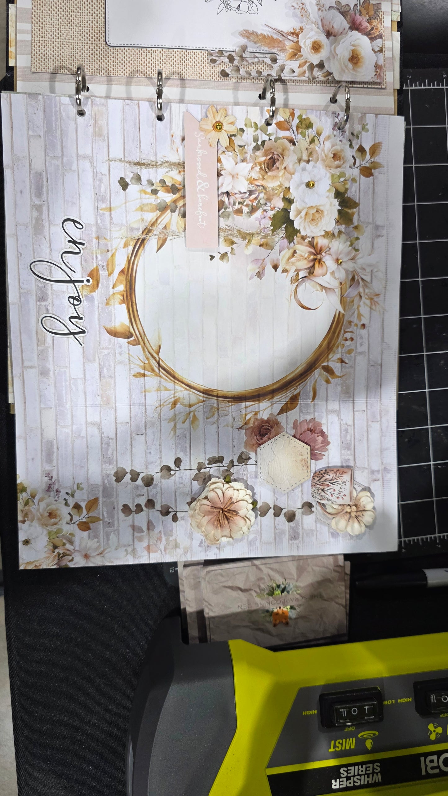 8x10 D-ring Album Kit - Bohemian Escape