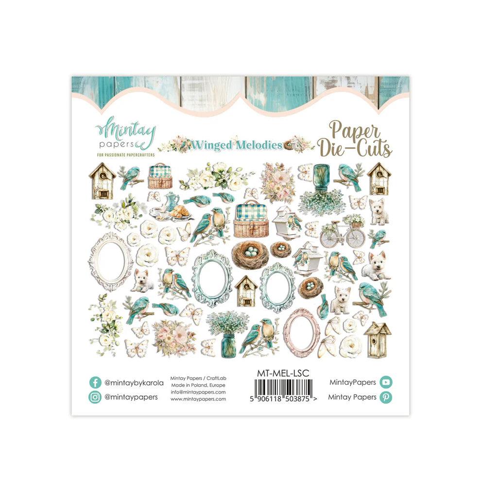 Winged Melodies-Die Cuts