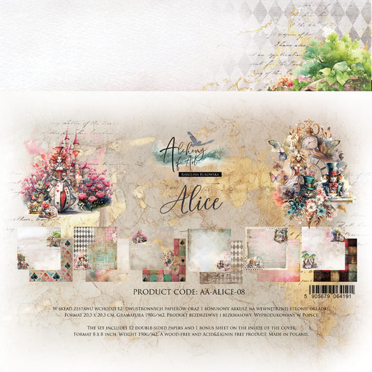 Alice 8x8 Paper Set