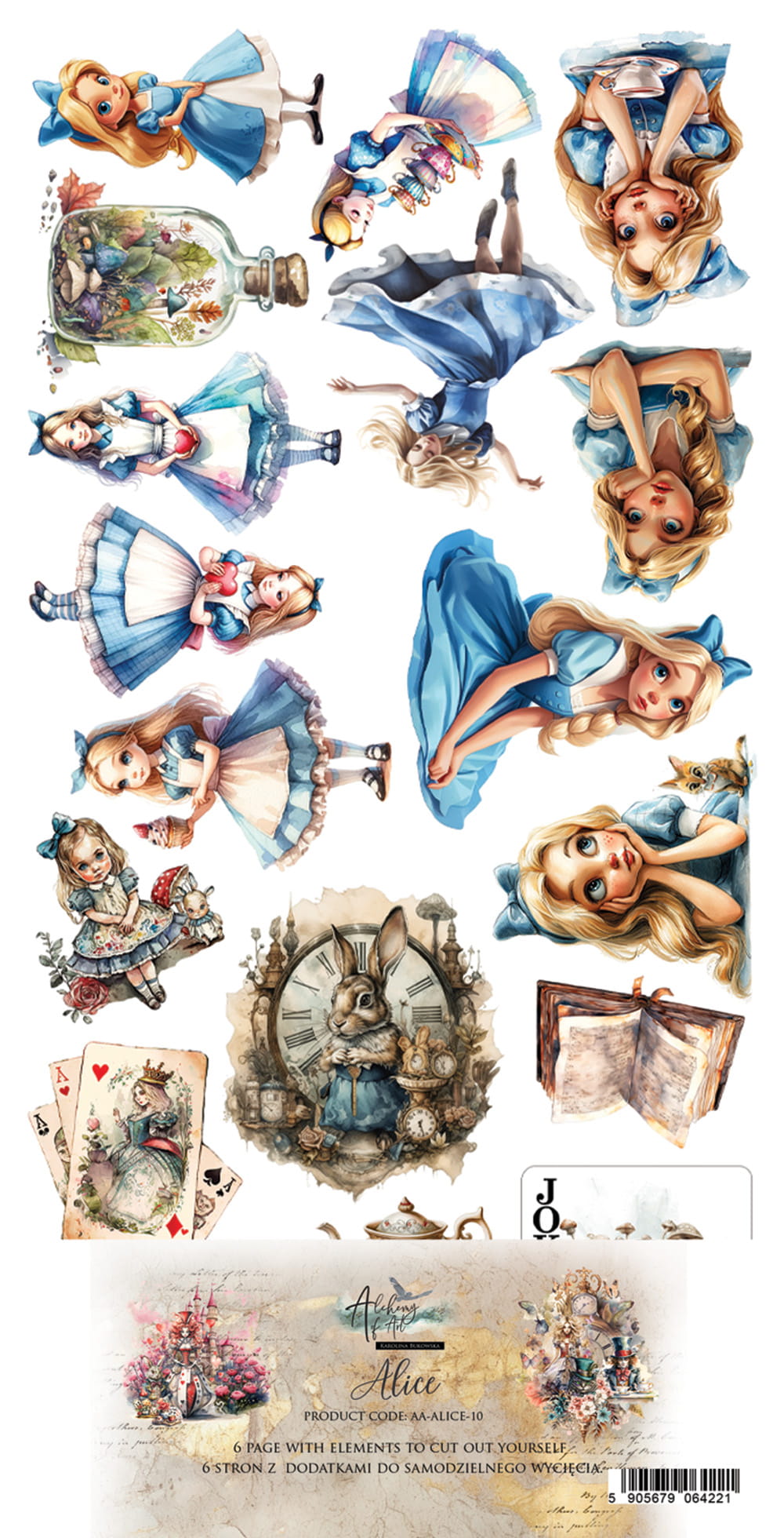 Alice 6x12 Cut-a-part sheets