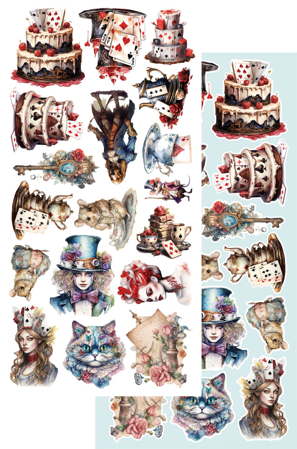 Alice 6x12 Cut-a-part sheets