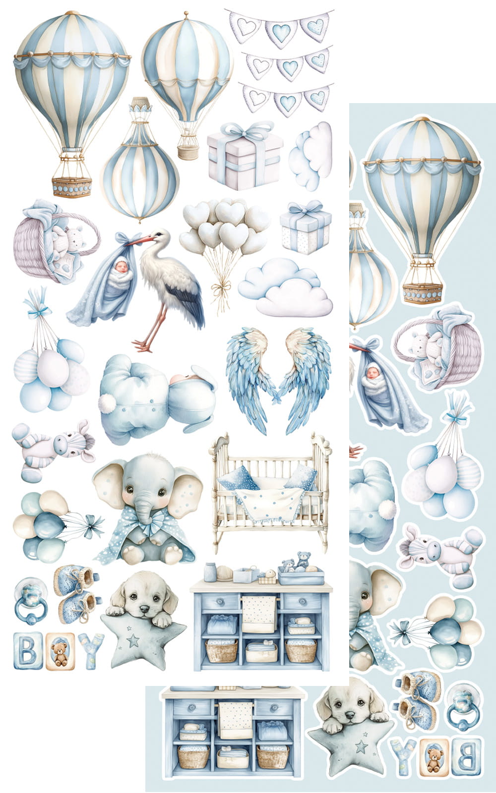 The Baby BOY 6X12 Cut-A-Part Sheets
