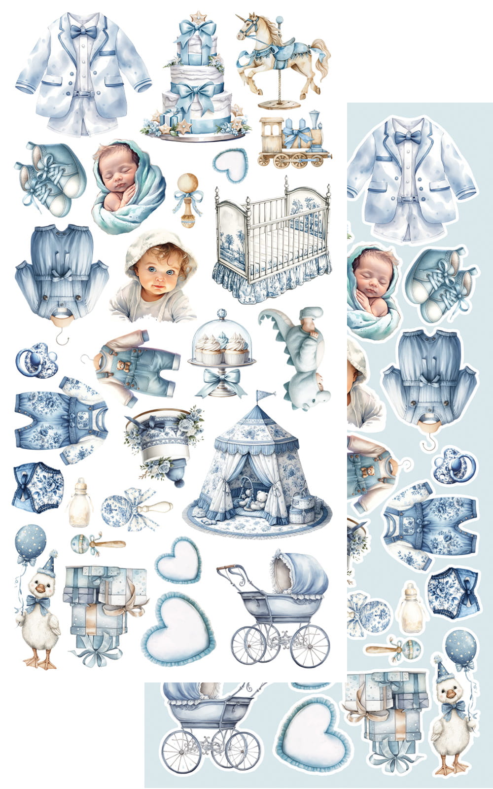 The Baby BOY 6X12 Cut-A-Part Sheets