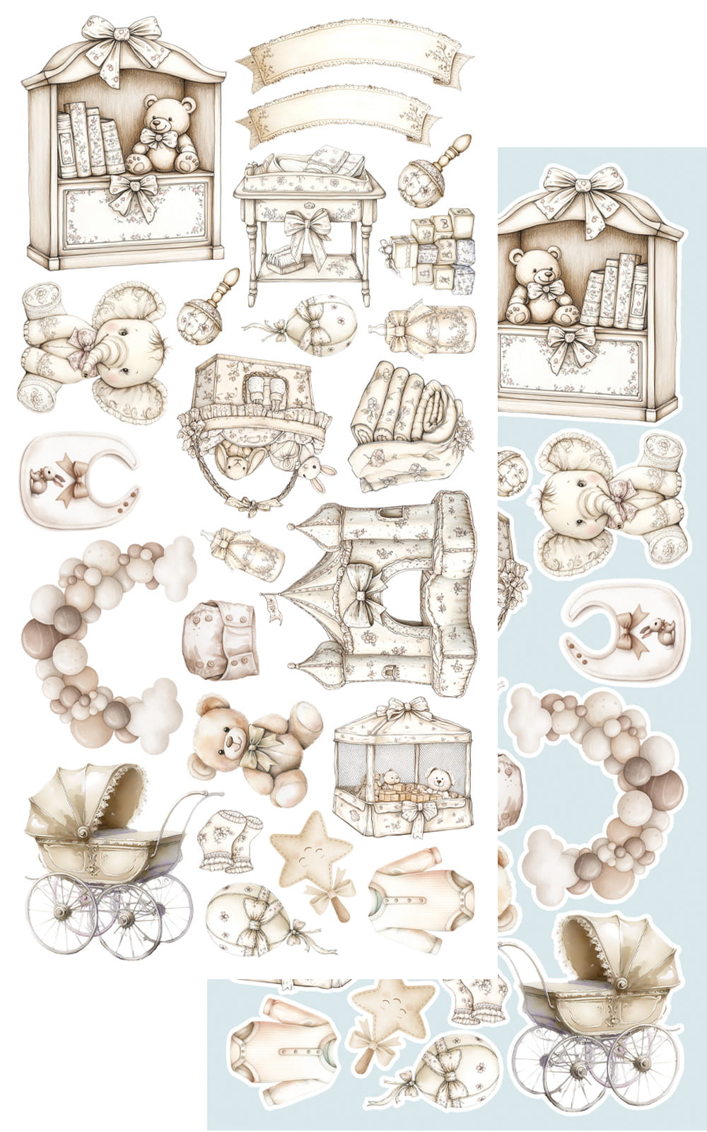 The Baby BOY 6X12 Cut-A-Part Sheets