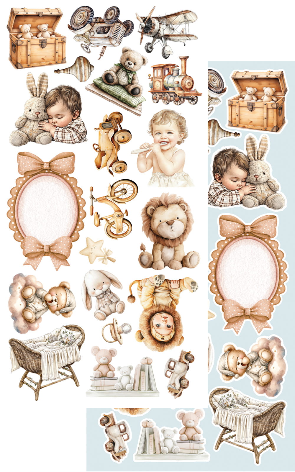 The Baby BOY 6X12 Cut-A-Part Sheets