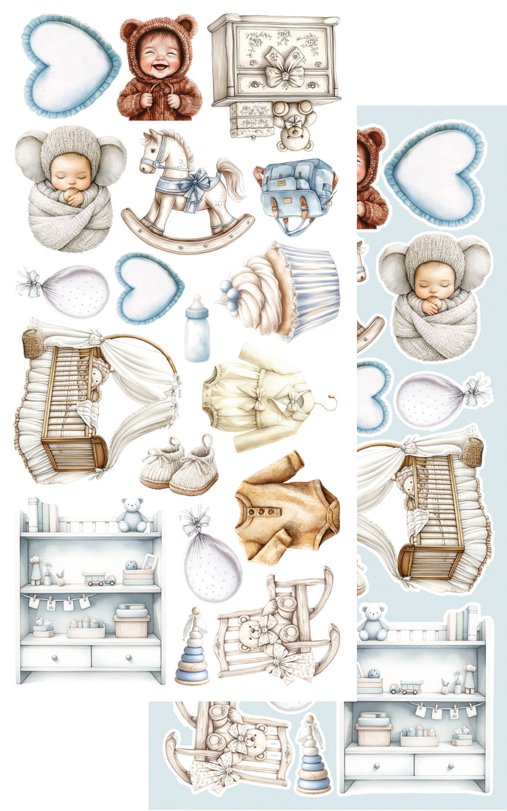 The Baby BOY 6X12 Cut-A-Part Sheets
