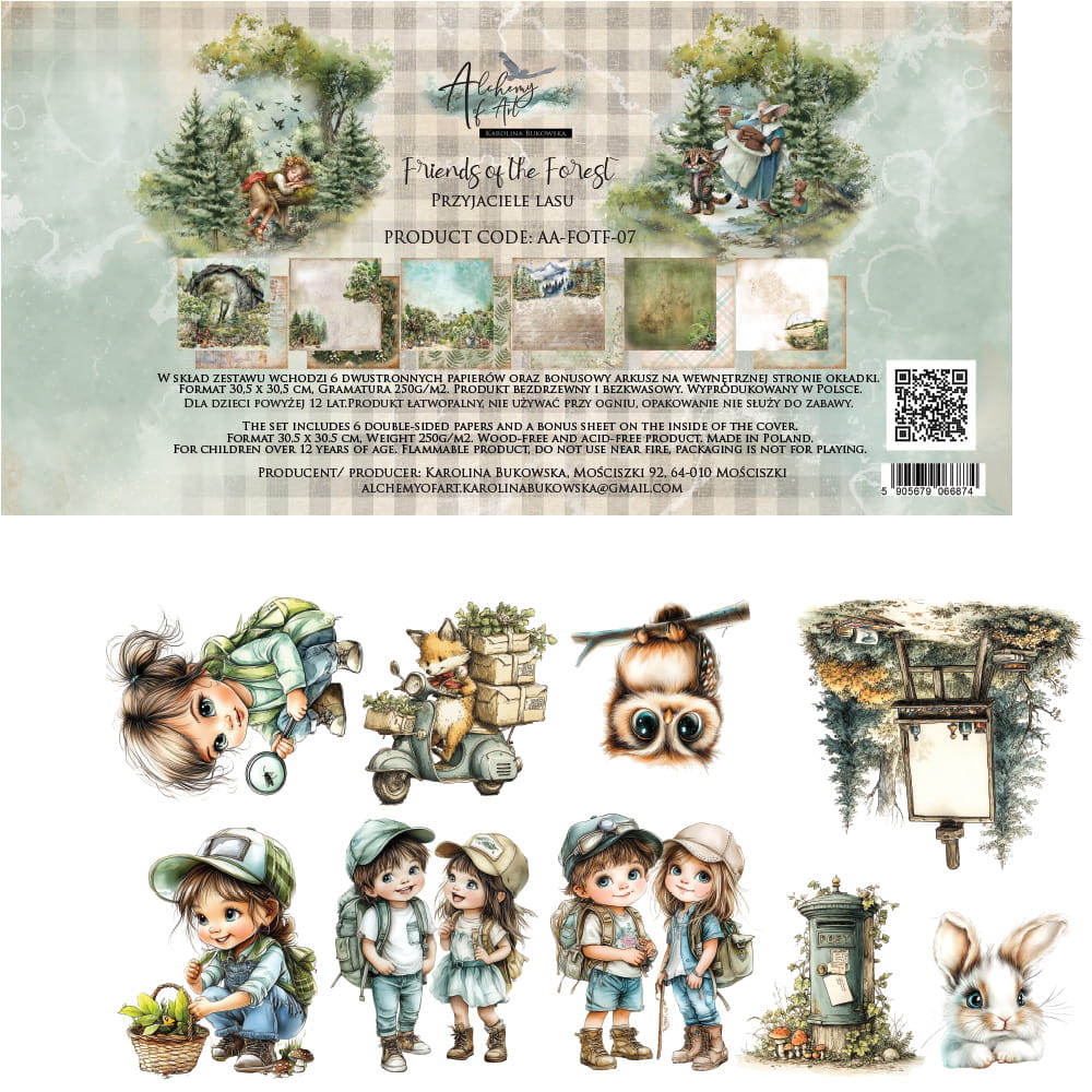 Friends of the Forest 12x12 Paper Pack