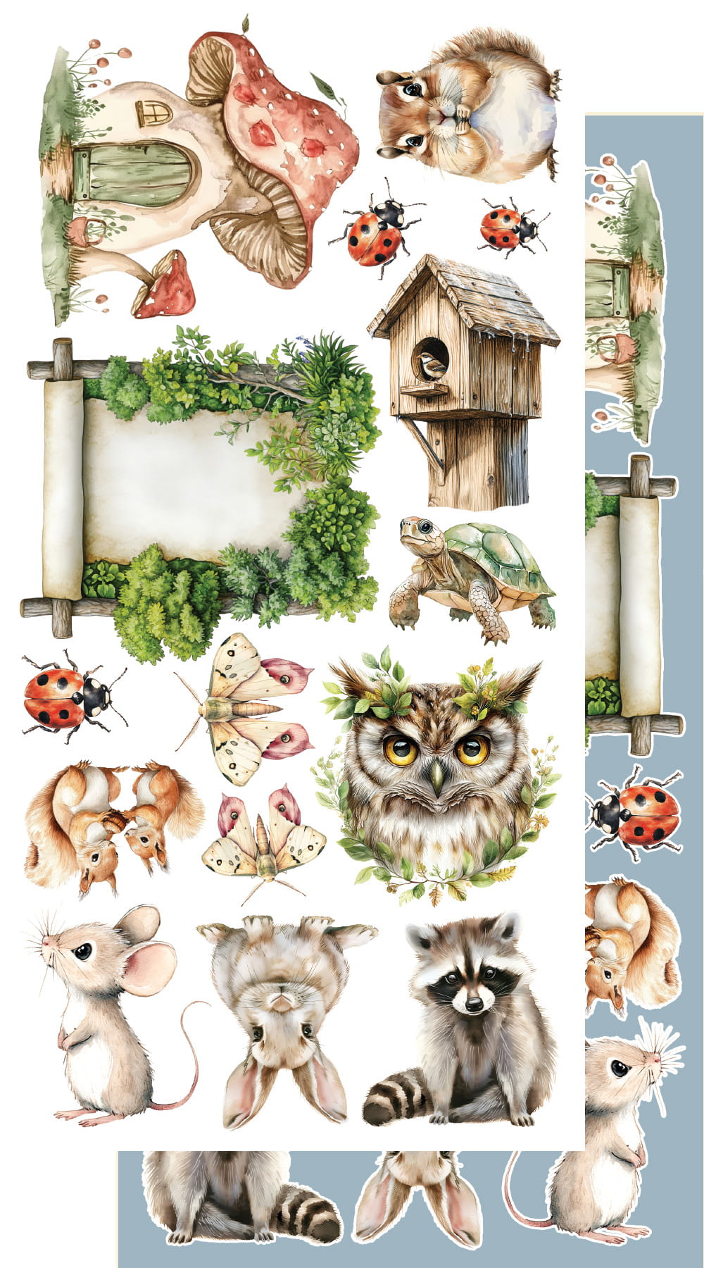 Friends of the Forest 6x12 Cut-A-Part Sheets