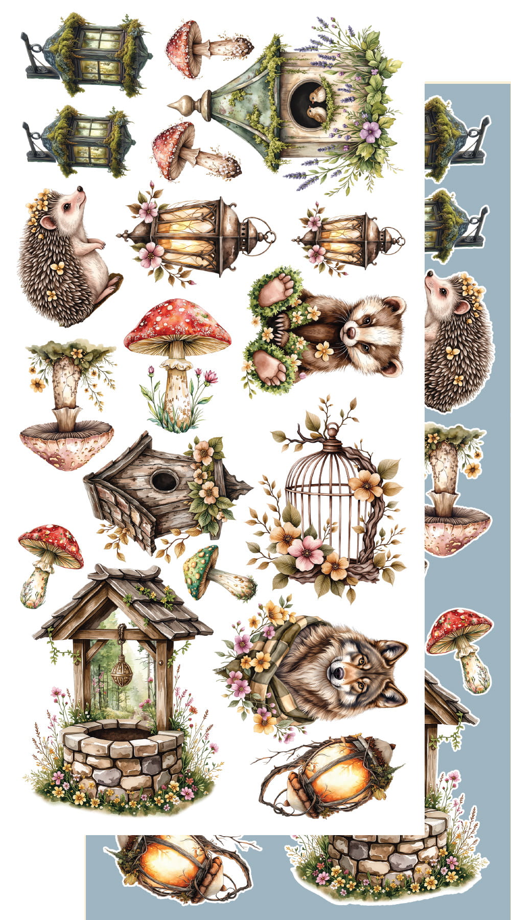 Friends of the Forest 6x12 Cut-A-Part Sheets