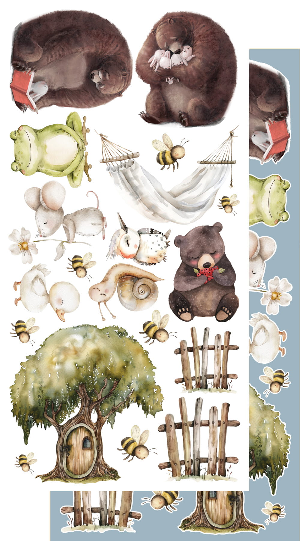 Friends of the Forest 6x12 Cut-A-Part Sheets
