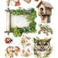 Friends of the Forest 6x12 Cut-A-Part Sheets