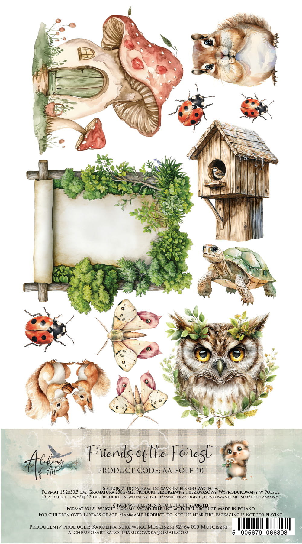 Friends of the Forest 6x12 Cut-A-Part Sheets
