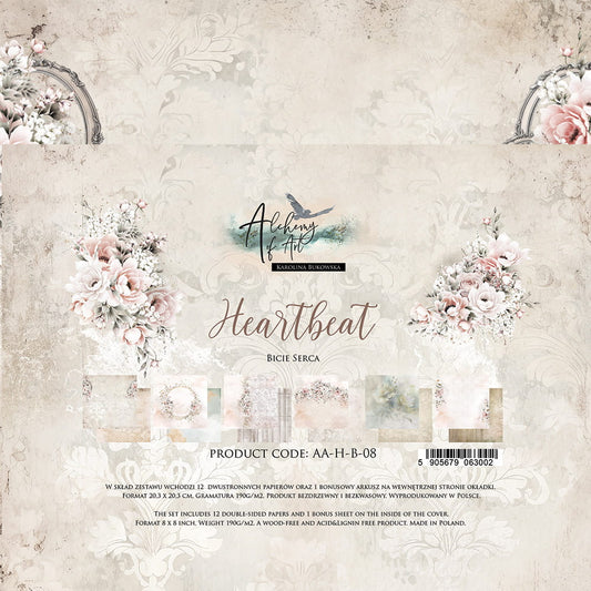 Heartbeat 8x8 Scrapbooking Paper Set