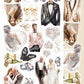 Heartbeat - Wedding 6x12 Cut-A-Part Sheets