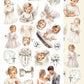 Heartbeat - Christening 6x12 Cut-A-Part Sheets
