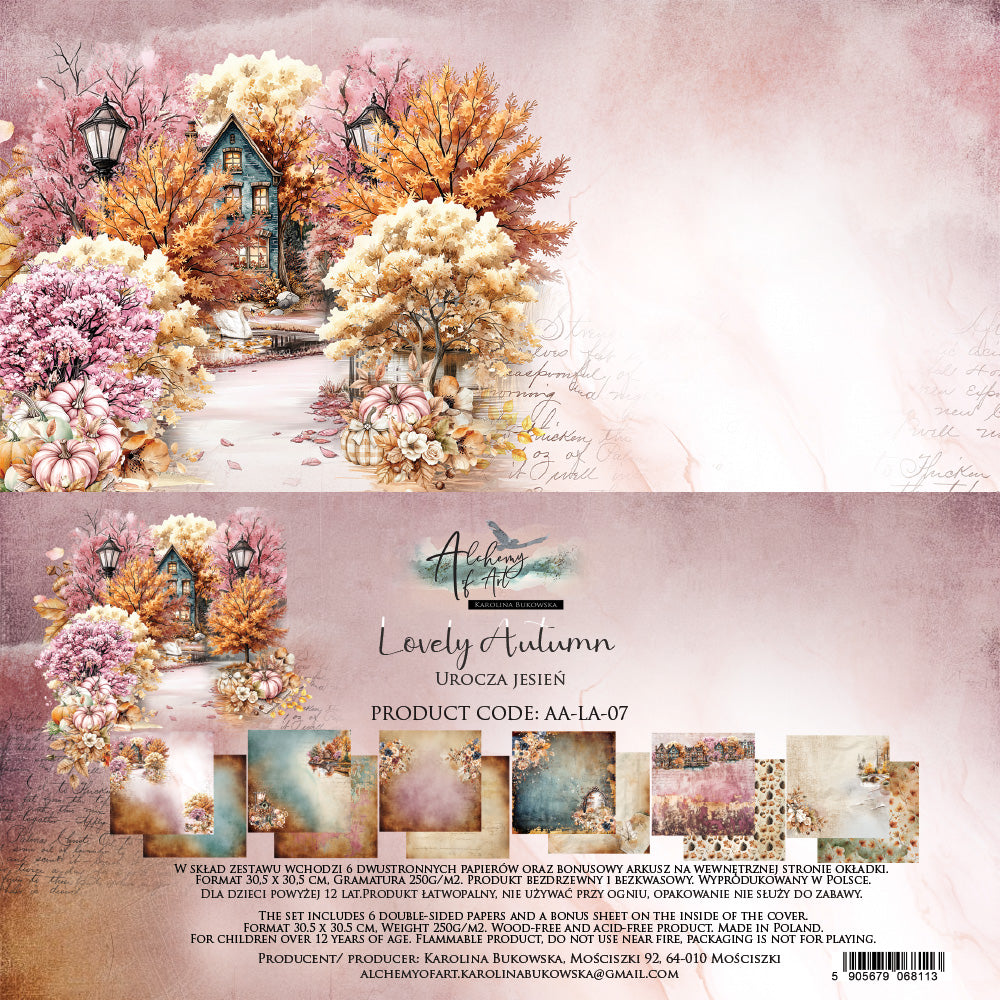 Lovely Autumn 12X12 Scrapbooking Paper Set