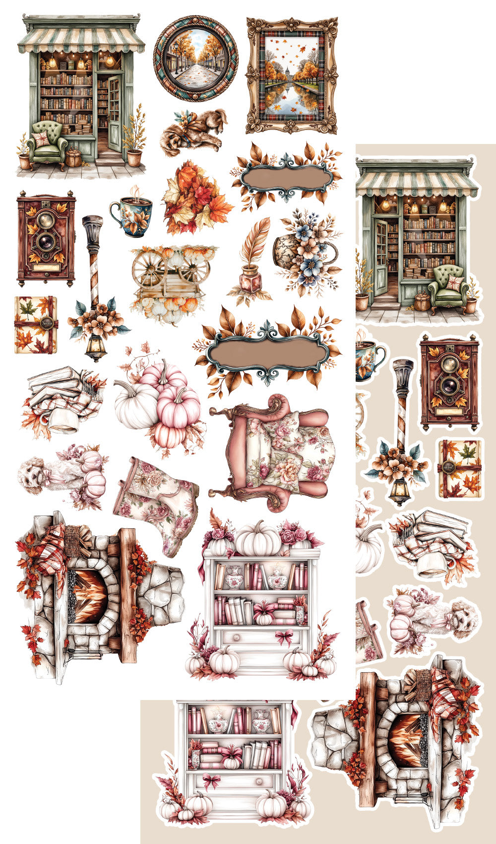 Lovely Autumn 6X12'' Scrapbooking Add-on Set (1)