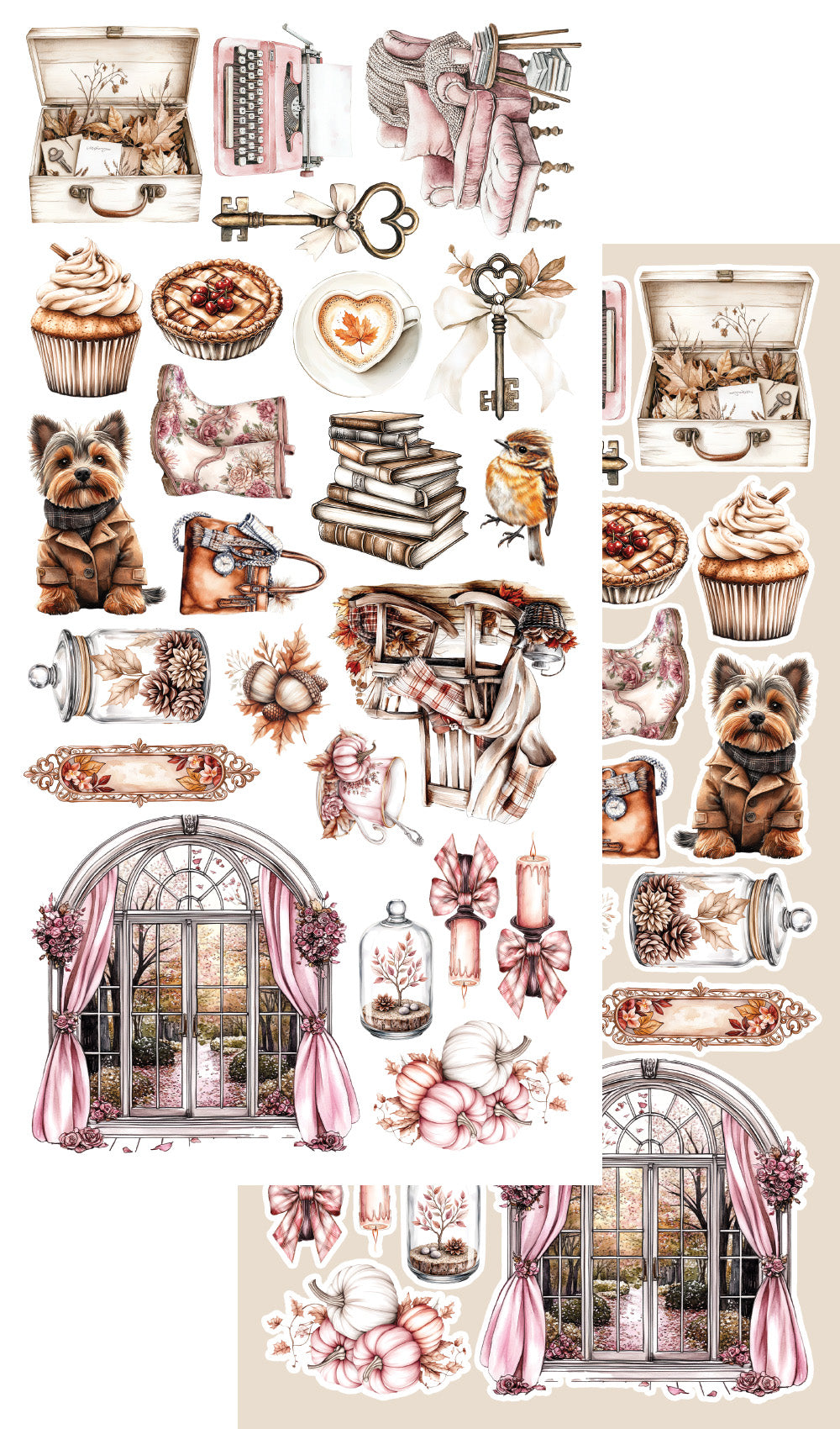 Lovely Autumn 6X12'' Scrapbooking Add-on Set (1)