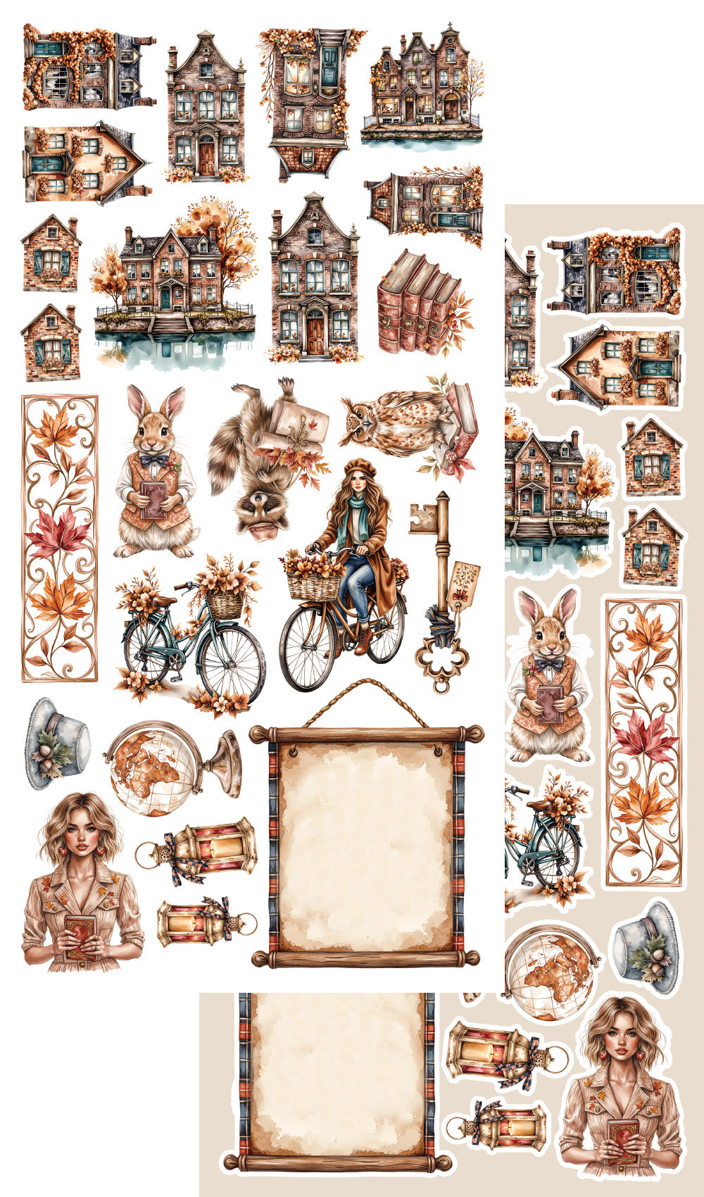 Lovely Autumn 6X12'' Scrapbooking Add-on Set (1)