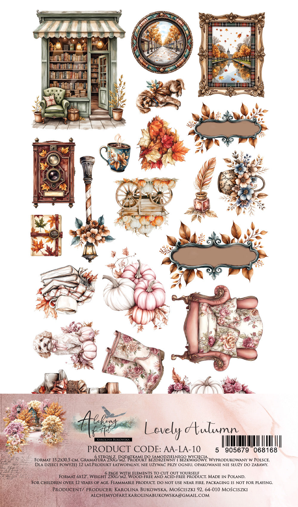 Lovely Autumn 6X12'' Scrapbooking Add-on Set (1)