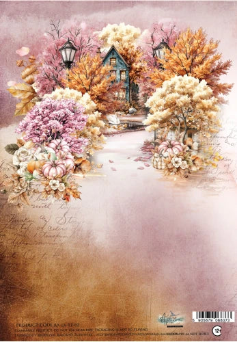 Lovely Autumn A4 RICE PAPER 02
