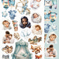 My Little Baby Boy 6x12 Cut-A-Part Sheets