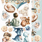 My Little Baby Boy 6x12 Cut-A-Part Sheets