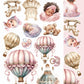 My Little Baby GIRL 6x12 Cut-A-Part sheets