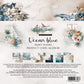 Ocean blue 8x8'' Paper Set