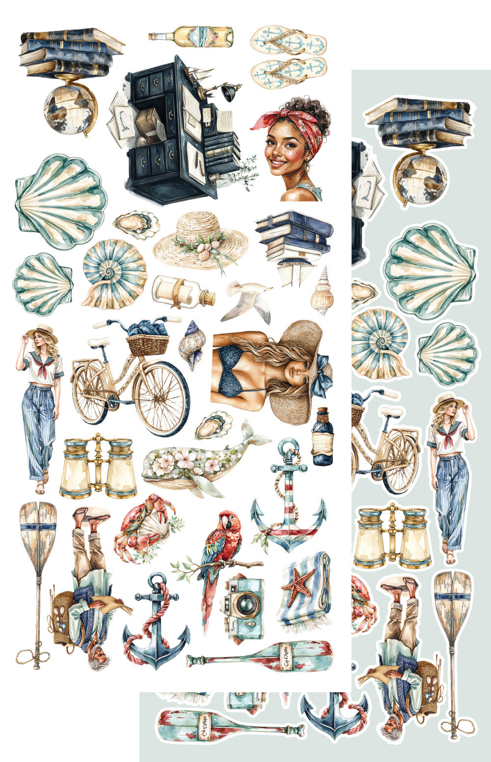 Ocean blue 6x12-' Accessory Set