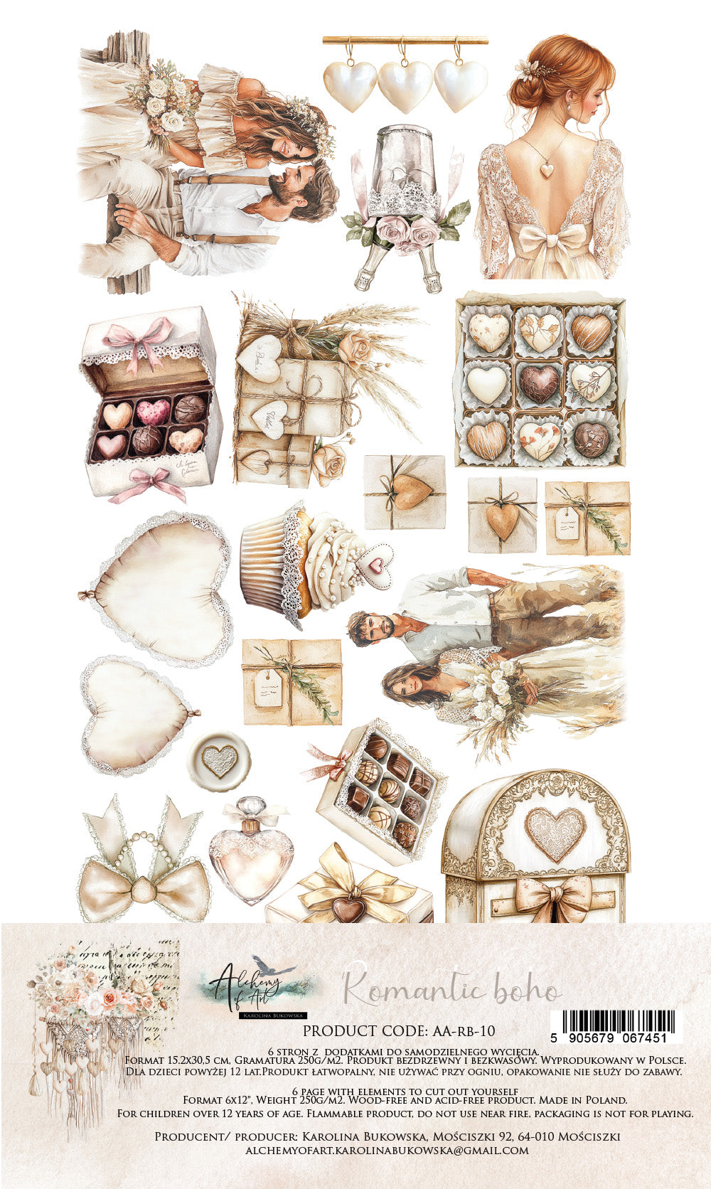 Romantic Boho Cut-A-Part Sheets