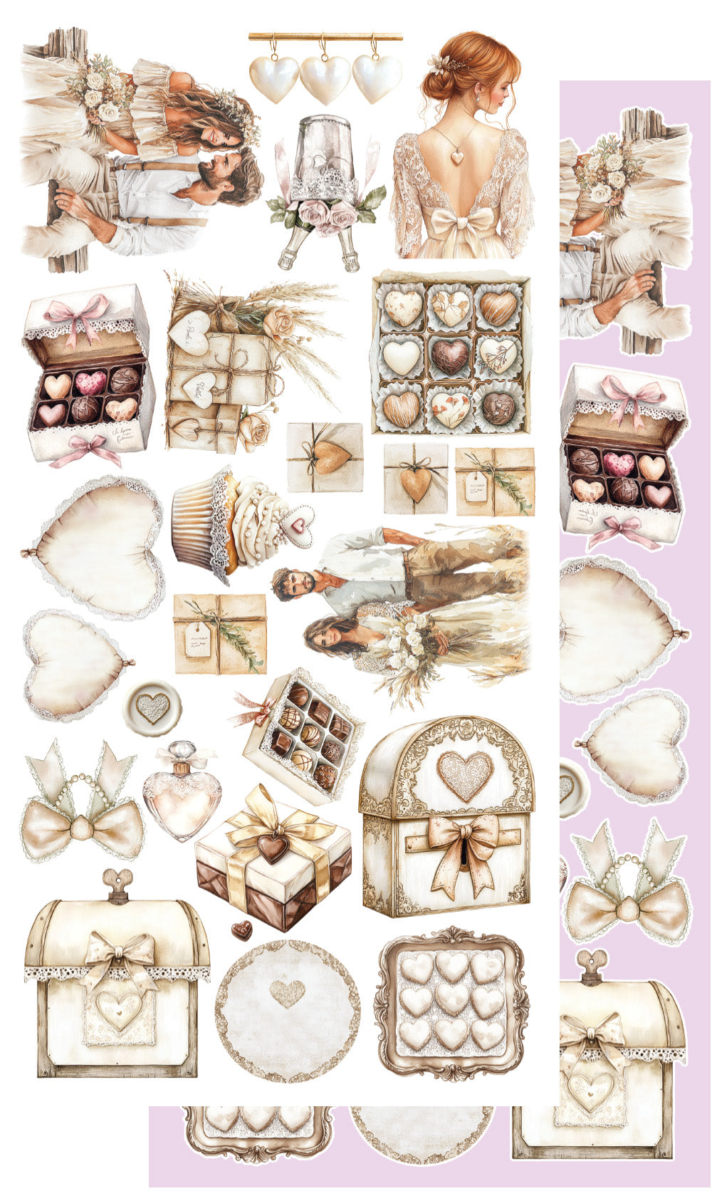 Romantic Boho Cut-A-Part Sheets