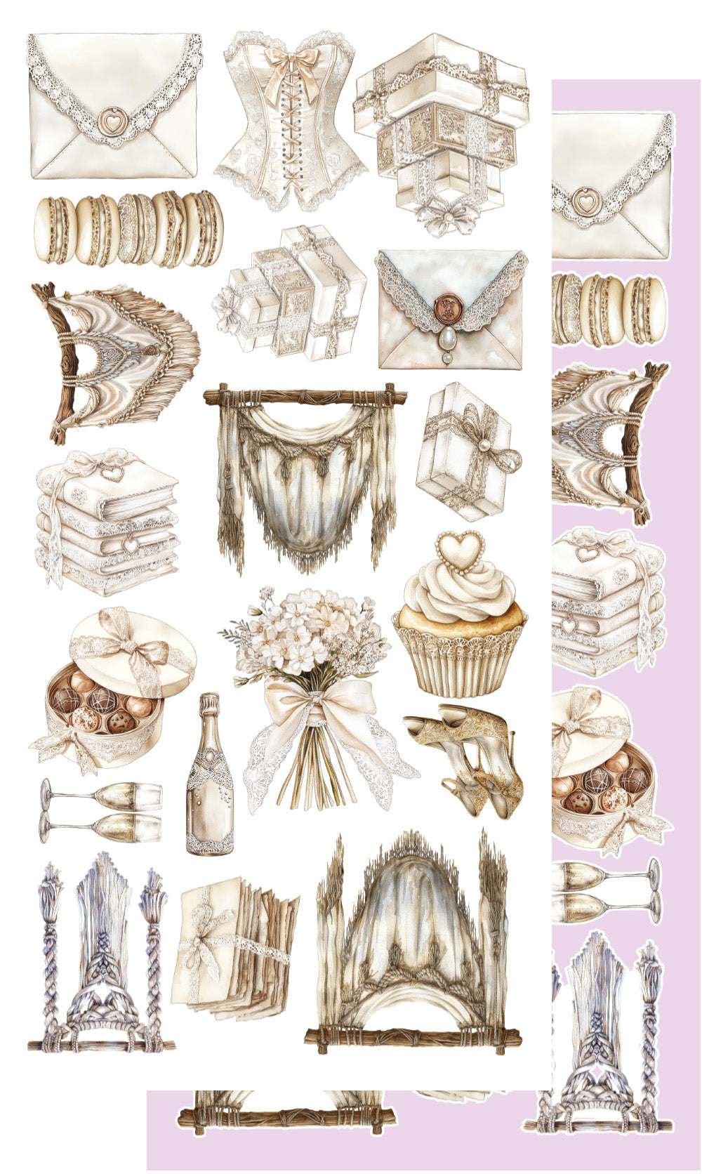Romantic Boho Cut-A-Part Sheets