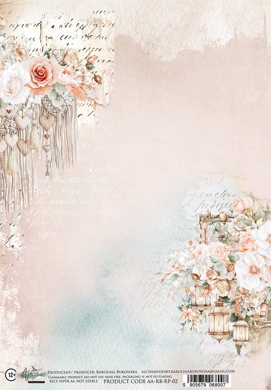 Romantic Boho RICE PAPER 02